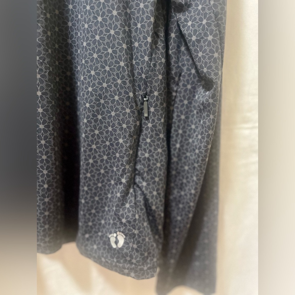 Hang Ten Black Patterned Long Sleeve Women's Top - Picture 6 of 7